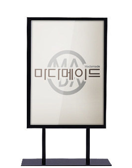 한정판매) PD014 데스크형 광고판 (양면/세로형)